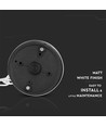 Suspension de jardin E27 design rétro, blanc - IP44 extérieur, aluminium, sans source lumineuse
