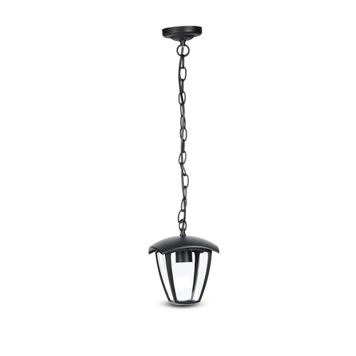 Lampe de jardin E27 en aluminium - IP44 extérieur, noir, 74cm de haut, sans source lumineuse