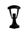 Luminaire de jardin noir / borne - Douille E27, IP44 extérieur, aluminium, sans source lumineuse
