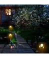 Luminaire de jardin noir / borne - Douille E27, IP44 extérieur, aluminium, sans source lumineuse