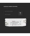 Driver LED 72W / 1600mA pour dalle - 30-42V, flicker free, 5 ans de garantie, IP20 intérieur