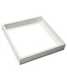 Cadre en saillie 62,5x62,5 - Pour dalles LED 625x625, bord blanc