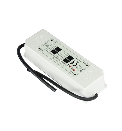 Alimentation 150W / 12V DC - 12.5A, IP67 étanche, plastique, 5 ans de garantie