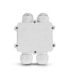 Boîte de jonction étanche 4 voies, IP68 - Blanc, 4-pin, 24A, 450V, résistant aux UV, 0,5-4mm²