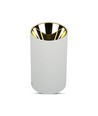 Spot saillie GU10 - Blanc / Or, Ø8cm, aluminium, sans source lumineuse