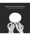 Variateur tactile invisible pour ruban LED - Blanc, 12V/24V, jusqu'à 2,5cm d'épaisseur