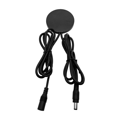 Variateur tactile invisible pour LED - Capacitif, Noir, 12V (72W), 24V (144W), jusqu'à 2,5cm d'épaisseur