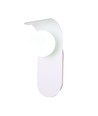 Applique murale G9 en plâtre - Blanc, 95x120x250mm, sans source lumineuse, IP20 intérieur