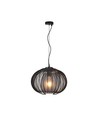 Suspension design E27 - Noir mat, Ø40cm, sans source lumineuse