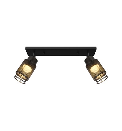 Plafonnier VT-89012 585x211mm 12W - LED, décoratif, 3000K, noir mat