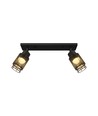 Plafonnier VT-89012 585x211mm 12W - LED, décoratif, 3000K, noir mat