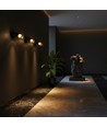 Applique murale design 6W - Noir mat, 3000K, 720lm, IP20 intérieur, source lumineuse incl.