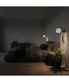 Applique murale VT-89021 190x120x430 mm 10W - LED, décorative, 3000K, nickel brossé + blanc