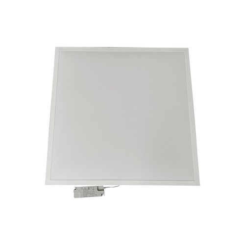 Dalle LED 60x60, 40W - Hauteur: 33mm, 120 lm/W, 5 ans de garantie, bord blanc