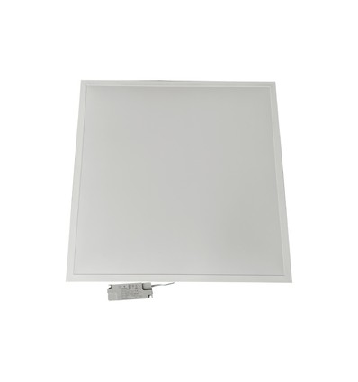 Dalle LED 60x60, 40W - Hauteur: 33mm, 120 lm/W, 5 ans de garantie, bord blanc