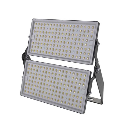 Projecteur LED 500W - 135lm/W, IP65, 67.500lm, boîtier noir, extérieur