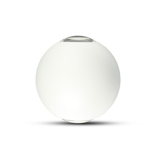 VT-836 Applique LED 6W - haut-bas, 3000K, boîtier blanc, IP65