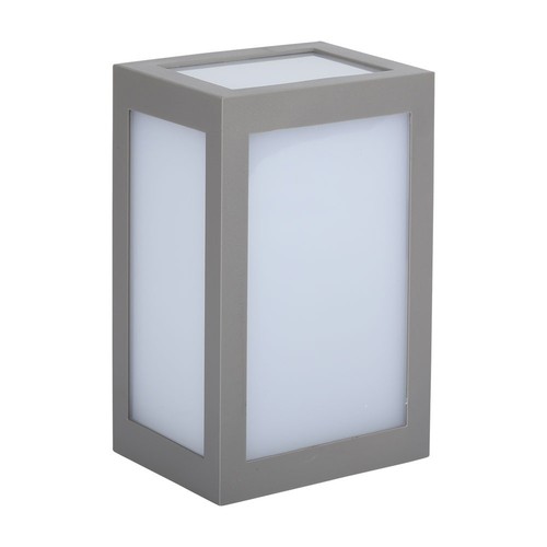 Applique murale LED 12W, gris - 750lm, 6400K, blanc froid