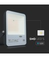 Projecteur LED 30W avec capteur crépusculaire - Samsung LED chip, 100lm/W, IP65, blanc froid, boîtier noir
