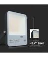 Projecteur LED 30W avec capteur crépusculaire - Samsung LED chip, 100lm/W, IP65, blanc froid, boîtier noir
