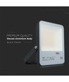 Projecteur LED 30W avec capteur crépusculaire - Samsung LED chip, 100lm/W, IP65, blanc froid, boîtier noir
