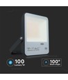 Projecteur LED 30W avec capteur crépusculaire - Samsung LED chip, 100lm/W, IP65, blanc froid, boîtier noir