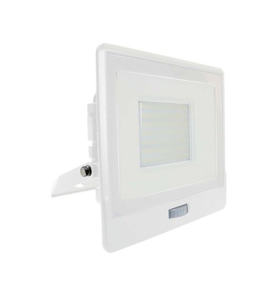 Projecteur LED 50W avec détecteur, Samsung LED chip - IP65, blanc, 4000lm, angle 100 degrés