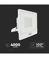 Projecteur LED 50W avec détecteur, Samsung LED chip - IP65, blanc, 4000lm, angle 100 degrés