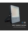 Projecteur LED 200W Samsung - 137lm/W, IP65, boîtier noir, ultra-thin, extérieur