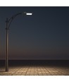 Vt-50st Éclairage public LED 50W - Puce Samsung, 6500K, boîtier gris