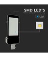 Vt-50st Éclairage public LED 50W - Puce Samsung, 6500K, boîtier gris