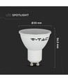 Lot de 3 spots LED GU10 4,5W - Verre dépoli, 400lm, 3000K
