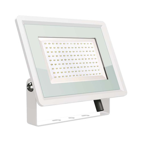 Projecteur LED 200W - 88lm/W, IP65, boîtier blanc, 4000K, extérieur