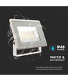 VT-4954 projecteur 50W - classe F 6500K boîtier blanc