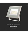 VT-4954 projecteur 50W - classe F 6500K boîtier blanc