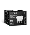 A65 VT-2015 LED 15W E27 - ampoule en plastique, 6500K, 200°, 3 pcs/paquet