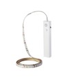 Ruban LED 1m 2,4W avec boîtier piles et détecteur - 6V, IP65, 4000K, capteur PIR, avec ruban 3M