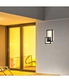 20W LED applique murale - Noir, design géométrique, 3000K, IP20, 2660lm