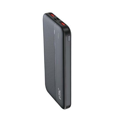 10000mAh Powerbank, 22.5W PD - Ultra-fin, noir, fast charging, indicateur LED