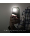 30.000mAh Powerbank solaire avec charge sans fil, 20W - Noir, 111Wh, aluminium, USB-C PD, panneau solaire