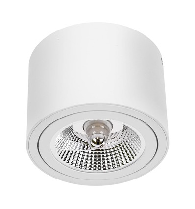 Plafonnier CHLOE AR111 GU10 AR111 - Rond blanc, orientable