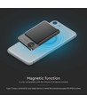 10000mAh Powerbank magnétique sans fil, 20W - Ultra-fin, aluminium, MagSafe, affichage numérique, space grey