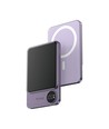 Batterie externe MagSafe ultra-fine 5000mAh, 20W - Aluminium, violet, charge rapide sans fil