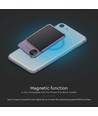 Batterie externe MagSafe ultra-fine 5000mAh, 20W - Aluminium, violet, charge rapide sans fil