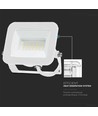 Projecteur LED 20W, blanc - Samsung LED chip, IP65, 6500K, extérieur