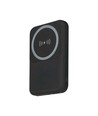 Powerbank sans fil magnétique 10000mAh, 20W - Noir, avec anneau métallique