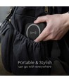 Powerbank sans fil magnétique 10000mAh, 20W - Noir, avec anneau métallique