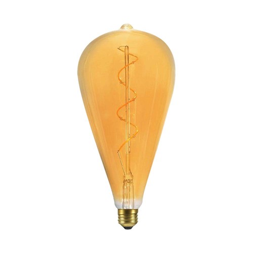 Ampoule St120 Vt-2273 4W - spirale, filament carbone, 2700K, verre ambré