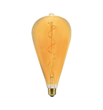 Ampoule St120 Vt-2273 4W - spirale, filament carbone, 2700K, verre ambré