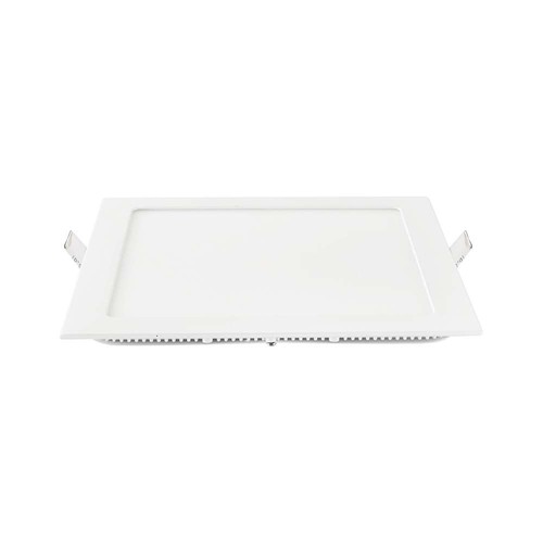 Dalle LED encastrable carrée 6W - 490lm, 6400K, Coupe : 11x11 cm, Dim : 12x12 cm, flicker free